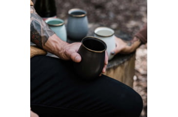 Image of Barebones Enamel Tumbler Set Charcoal