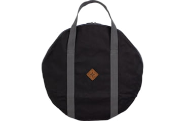 Image of Barebones Fire Pit Grill Grate Carry Bag, 18in x 18in x 0.25in, Black w/ Charcoal Straps, CKW-402