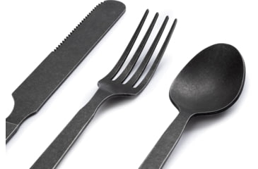 Image of Barebones Flatware Set, Matte Black, CKW-370