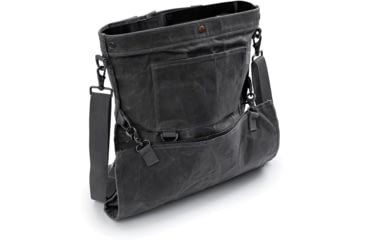 Image of Barebones Gathering Bag, Paraffin Waxed Canvas, 18in x 16.5in x 5in, Slate Gray GDN-068