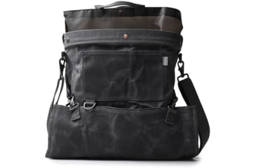 Image of Barebones Gathering Bag, Paraffin Waxed Canvas, 18in x 16.5in x 5in, Slate Gray GDN-068