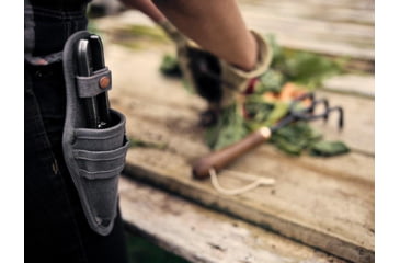 Image of Barebones Metal Pruners &amp; Waxed Canvas Sheath, GDN-050