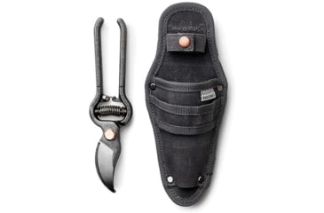 Image of Barebones Metal Pruners &amp; Waxed Canvas Sheath, GDN-050