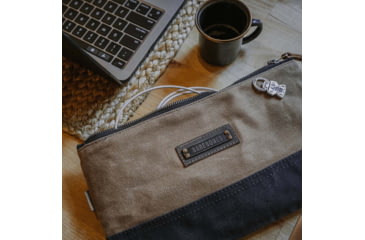 Image of Barebones Neelum Small Zipper Pouch Khak