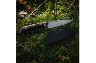 Image of Barebones No. 4 Paring Knife, 8.25in Overall, 3.75in, 5Cr15MoV, Satin Blade, Brown Pakkawood Handle, CKW-491