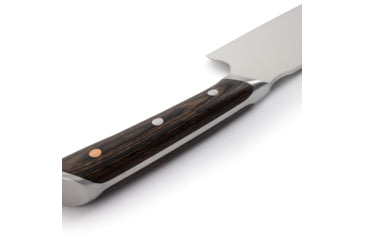 Image of Barebones No. 7 Nakiri Knife, 12.25in Overall, 7in, 5Cr15MoV, Satin Blade, Brown Pakkawood Handle, CKW-493