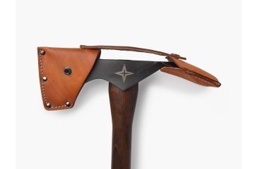 Image of Barebones Pulaski Axe, 1055 Carbon Steel 1/3in Blade, Wood Handle, HMS-2101