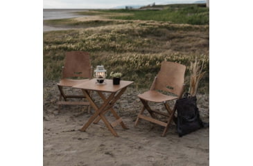 Image of Barebones Ridgeline Wood Folding Chair, 17.75in x 20in x 31.25in, Stained Birch Plywood, 9lb, CKW-584