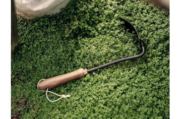 Image of Barebones Square Hand Hoe, Wooden Handle, Heat-Treated Stainless Steel Blade, GDN-054
