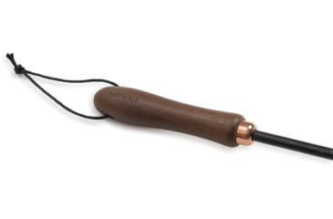 Image of Barebones Stirrup Hand Hoe, 15.75in Overall, Black Coated 2Cr13 Stainless Steel Blade, Walnut Handle, GDN-095