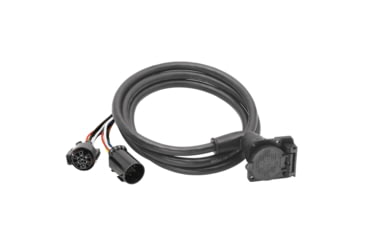 Image of Bargman 7 Way 90 deg Fifth Wheel Adapter Harness w/ 9 Cable Dodge Ford Gm Toyota, 51-97-410