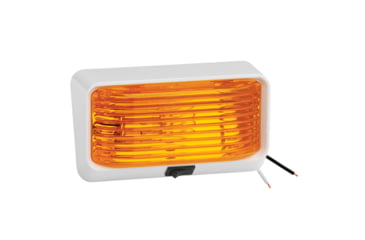 Image of Bargman Porch Light #78, Amber/White Base, 34-78-518