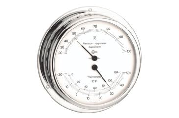 Image of BARIGO Hygro-/Thermometer - Chromed Brass 73097