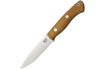 Image of Bark River Aurora LT 3V Natural Micarta Fixed Blade Knife, 3.625in, CPM-3V Steel, Natural, Canvas Micarta Handle BA06125MNC