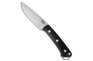 Image of Bark River Bark River Fox River Fixed Blade Knife Black Canvas Micarta 4" A-2, Black, A2, adult, BHQ-38756