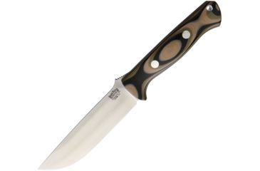 Image of Bark River Bravo 1.25 LT 3V Mil Spec Camo Fixed Blade Knife, 4.875in, CPM-3V Carbon Steel, Camo, G10 Handle BA07129GMSC