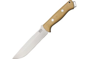 Image of Bark River Bravo 1.5 Fixed Blade Knife, 5.75in, Antique Ivory, Micarta Handle BA119MAI