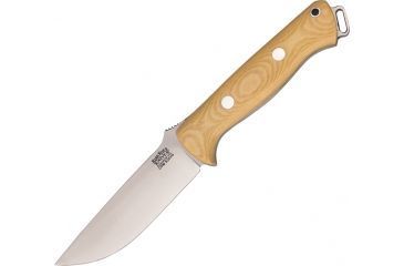 Image of Bark River Bravo 1 Fixed Blade Knife,S35VN Stainless Blade,Antique Ivory Micarta Handle BA07131MAI
