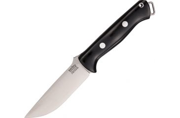 Image of Bark River Bravo 1 Fixed Blade Knife,S35VN Stainless Blade,Black Canvas Micarta Handle BA07131MBC