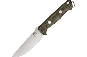 Image of Bark River Bravo 1 Fixed Blade Knife,S35VN Stainless Blade,Green Canvas Micarta Handle BA07131MGC