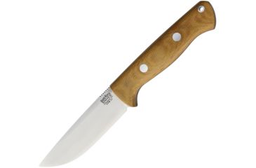 Image of Bark River Bravo 1 LT Field Knife Natural Fixed Blade Knife, 4.25in, CPM-3V Steel, Standard Edge, Natural, Canvas Micarta Handle BA07127MNC