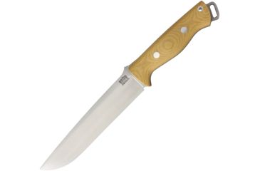 Image of Bark River Bravo 2 Antique Ivory CPM S35V Fixed Blade Knife, 7in, Stainless Steel, Standard Edge, Antique Ivory, Micarta Handle BA07231MAI