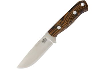 Image of Bark River Bravo Necker II Bocote Fixed Blade Knife, 3.5in, Bocote Wood Handle BA07002WB