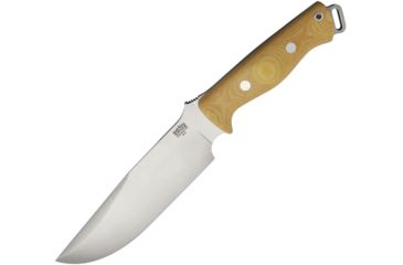 Image of Bark River Bravo Survivor Antique Ivory Fixed Blade Knife, 7.125in, A2 Tool Steel, Antique Ivory, Micarta Handle BA07116MAI