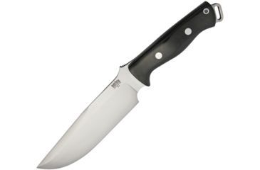 Image of Bark River Bravo Survivor Black Canvas Fixed Blade Knife, 7.125in, A2 Tool Steel, Black, Canvas Micarta Handle BA07116MBC