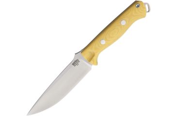Image of Bark River Bravo Vortex Fixed Blade Knife, 5.25in, A2 Tool Steel, Drop Point, Antique Ivory, Micarta Handle BA07117MAI
