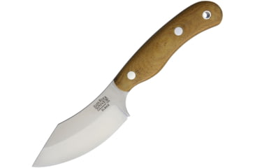 Image of Bark River JX6 Companion Elmax Fixed Blade Knife, 7.25in Overall, 3.25in Satin Elmax Steel Blade, Natural Canvas Micarta Handle, 10-142MNC