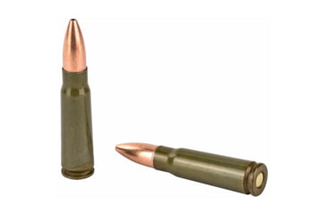 Image of BarnauL 7.62x39mm 123 grain Hollow Point Steel Cased Centerfire Rifle Ammo, 20 Rounds, BRN762x39HP123