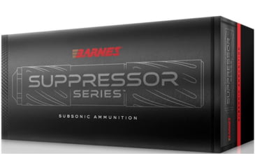 Image of Barnes Supressor Series 9mm Luger 147 grain Jacketed Lead Pistol Ammunition,20 Rounds, 32530