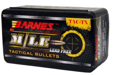 Image of Barnes Bullets 30451 Tactical 357 Mag .357 125 GR TAC-X Flat Base 40 Box