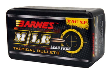 Image of Barnes M/LE TAC-XP Handgun Bullet, 10mm/.40 S&amp;W, 125 Grain, Flat Base, 40 Bullets, 30500