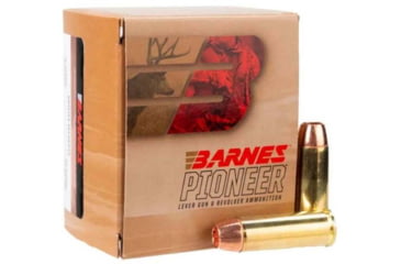 Image of Barnes Pioneer TSX .44 Remington Magnum 225 Grain Flat Nose Brass Pistol Ammo, 20 Rounds, P44MAG1
