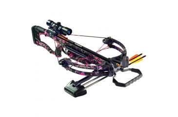 Image of Barnett Crossbows LadyRaptor FX Crossbow, Pink Camouflage 4x32 Scope 78629