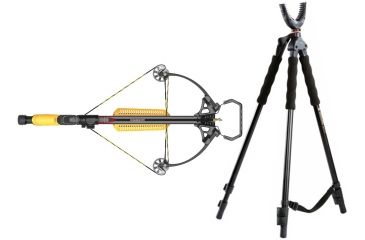 Image of Barnett Crossbows Recruit 30 Crossbow, Red Dot Scope, 78651 W/ Vanguard Quest Tripod