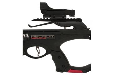 Image of Barnett Crossbows Recruit Recurve, Crossbow Black Red Dot Scope, 78615