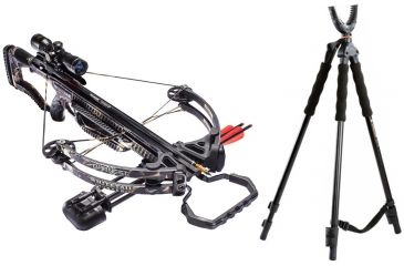 Image of Barnett Crossbows Whitetail Hunter, Crossbow, 78038 W/ Vanguard Quest Tripod