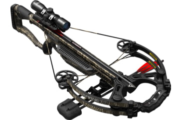 Image of Barnett Crossbows Whitetail Hunter STR Crossbow with TriggerTech 2 Arrows &amp; 4x32 Scope - Mossy Oak Bottomland, BAR78263
