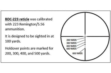 Image of Barra Optics FT 2-10x44 Rifle Scope, 30mm Tube, Second Focal Plane, BDC Reticle, MIL Adjustment, Black, FT2-10X44SF