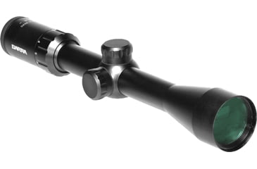 Image of Barra Optics H20 3-9x40 Compact Capped Rifle Scope, 1in Tube, Second Focal Plane, BDC Reticle, MOA Adjustment, Black, H203-9X40cB1
