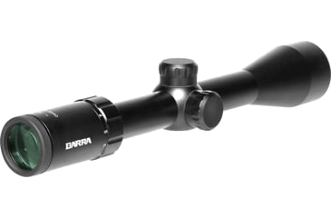 Image of Barra Optics H20 3-9x40 Compact Capped Rifle Scope, 1in Tube, Second Focal Plane, BDC Reticle, MOA Adjustment, Black, H203-9X40cB1