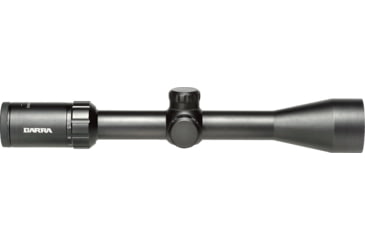 Image of Barra Optics H20 3-9x40 Compact Capped Rifle Scope, 1in Tube, Second Focal Plane, BDC Reticle, MOA Adjustment, Black, H203-9X40cB1