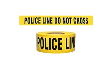 Image of Barricade Tape YLW Police