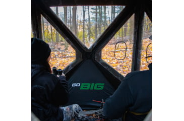 Image of Barronett Blinds Big Mike Heavy-Duty Portable Hunting Blind, Crater Harvest, 4-Person, BMHD300CH