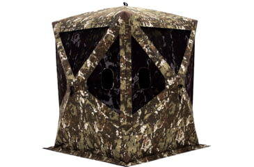 Image of Barronett Blinds Big Mike Heavy-Duty, Portable Hunting Blind, Tall Hub Blind, 600 Denier Fabric, Shoot While Standing, Crater Harvest, 80in x 75in x 75in, BMHD300CH, Crater Harvest, 80in x 75in x 75in, BMHD300CH