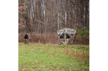 Image of Barronett Blinds Big Ox Hub Blind, Backwoods Camo, BX350BW