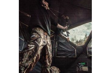 Image of Barronett Blinds Big Ox Hub Blind, Backwoods Camo, BX350BW